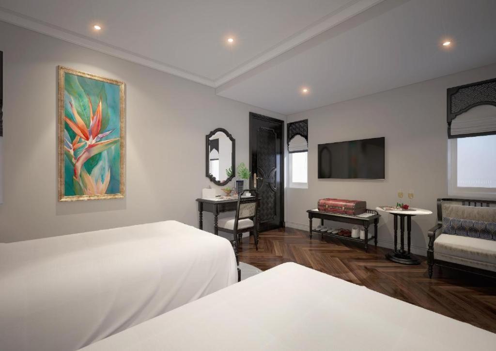 Hanoi Graceful Hotel And Travel Extérieur photo